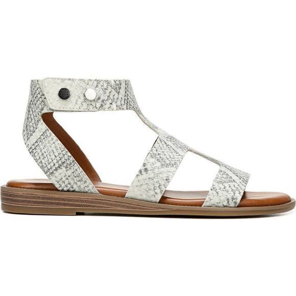 NEW FRANCO SARTO Genevia Snakeskin Embossed Sandal‎ Womens Size 9.5M Glad… - Picture 4 of 6